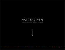 Tablet Screenshot of mattkaminski.com